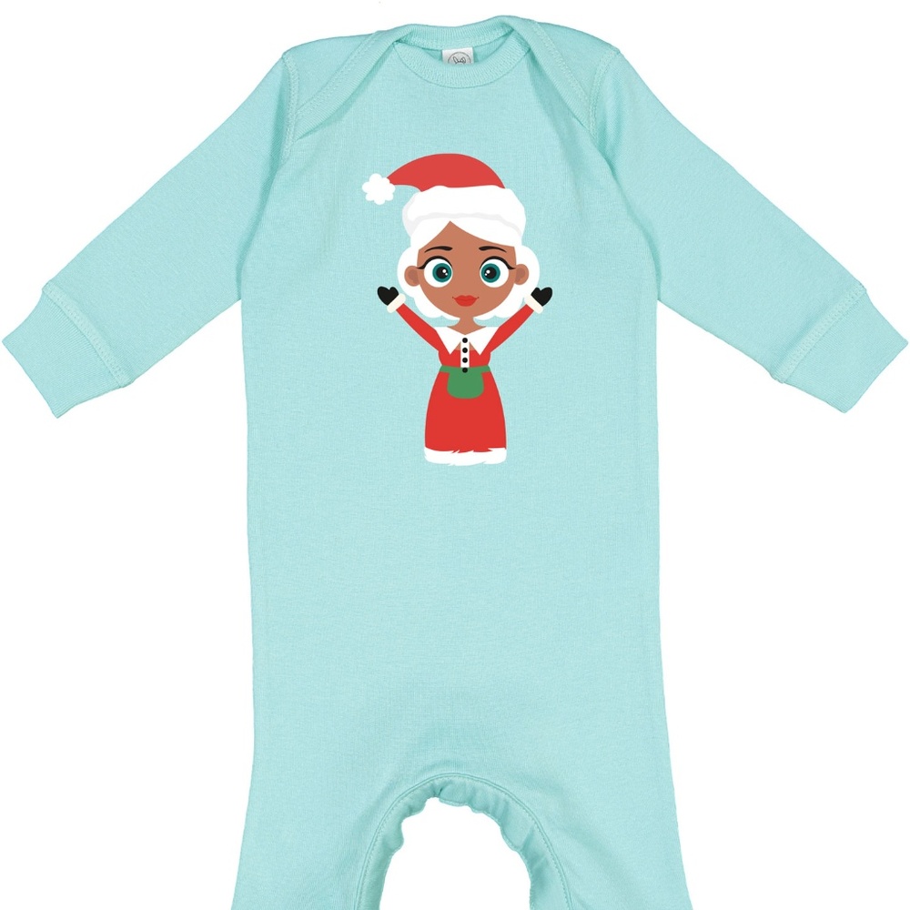 Kritter Christmas Mrs Claus Baby Jumpsuit